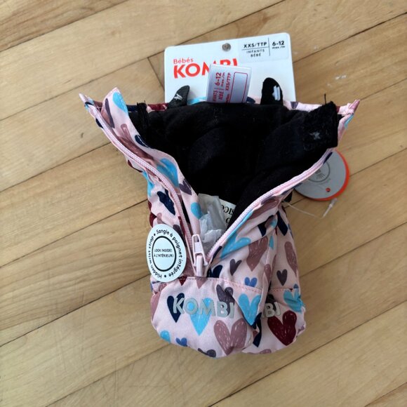 Kombi Mittens size XXS 6 Months-12 Months (Multicolor Heart design) Never worn - Picture 4 of 7